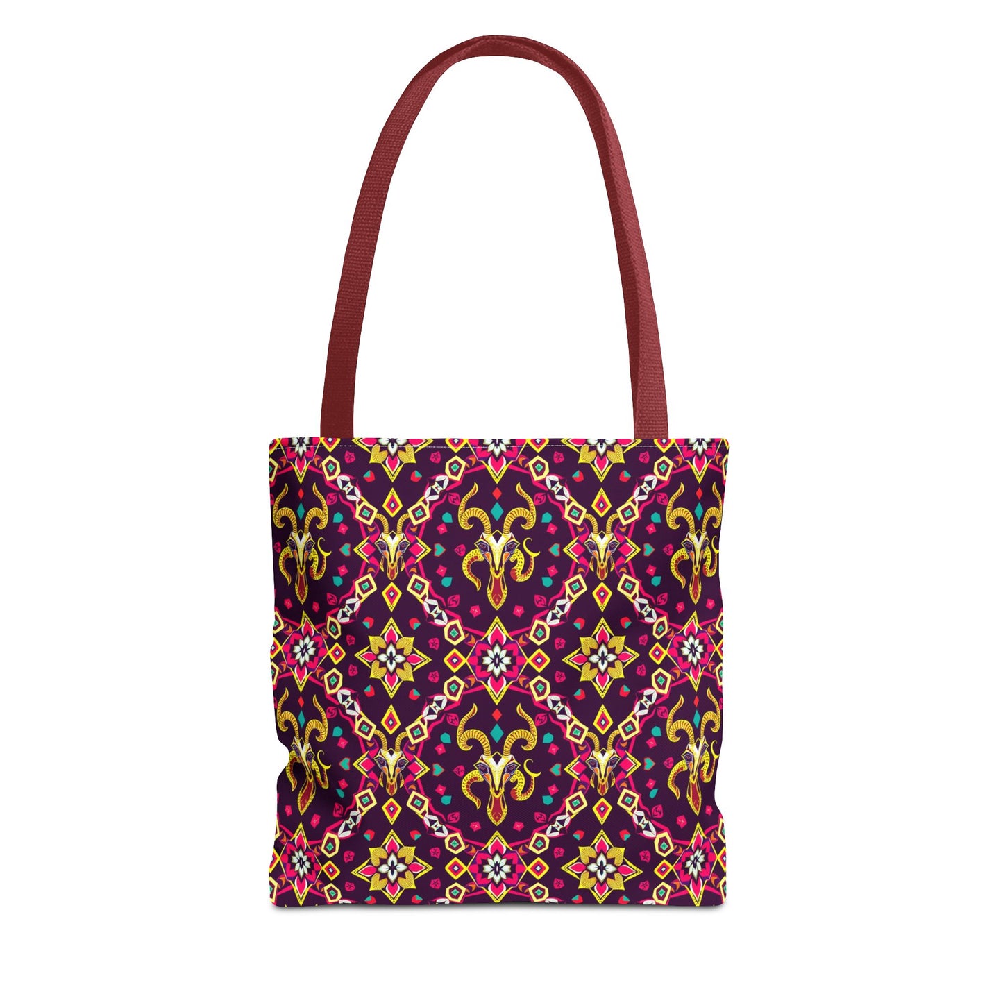 Tote Bag (AOP), Capricorn, Zodiac, Jewel Pattern