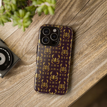 Tough Cases, Scorpio, Zodiac v2, Metal Pattern