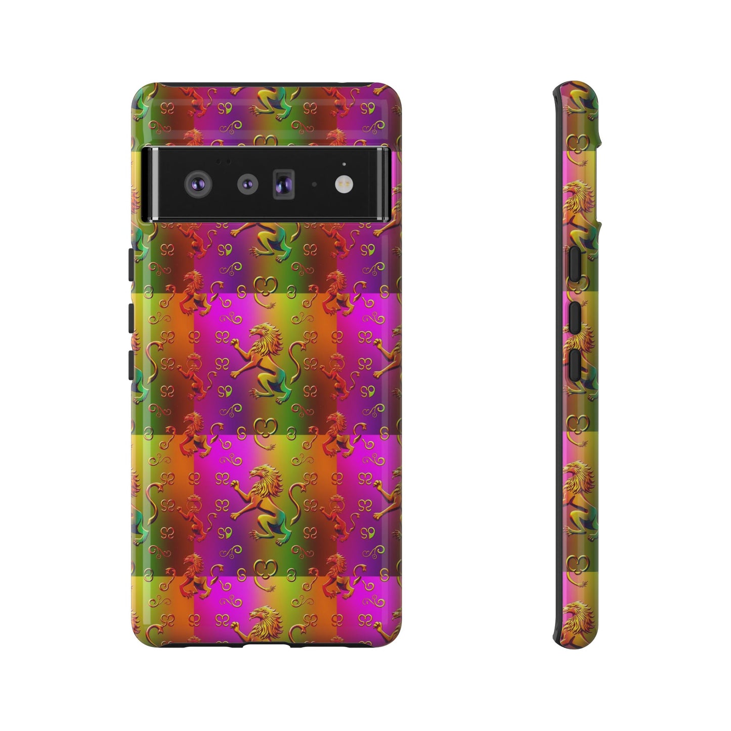Tough Cases, Leo, Zodiac v1, Metal Pattern