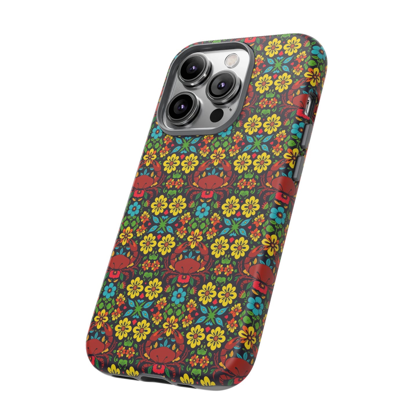 Tough Cases, Cancer, Zodiac v2, Flower Pattern