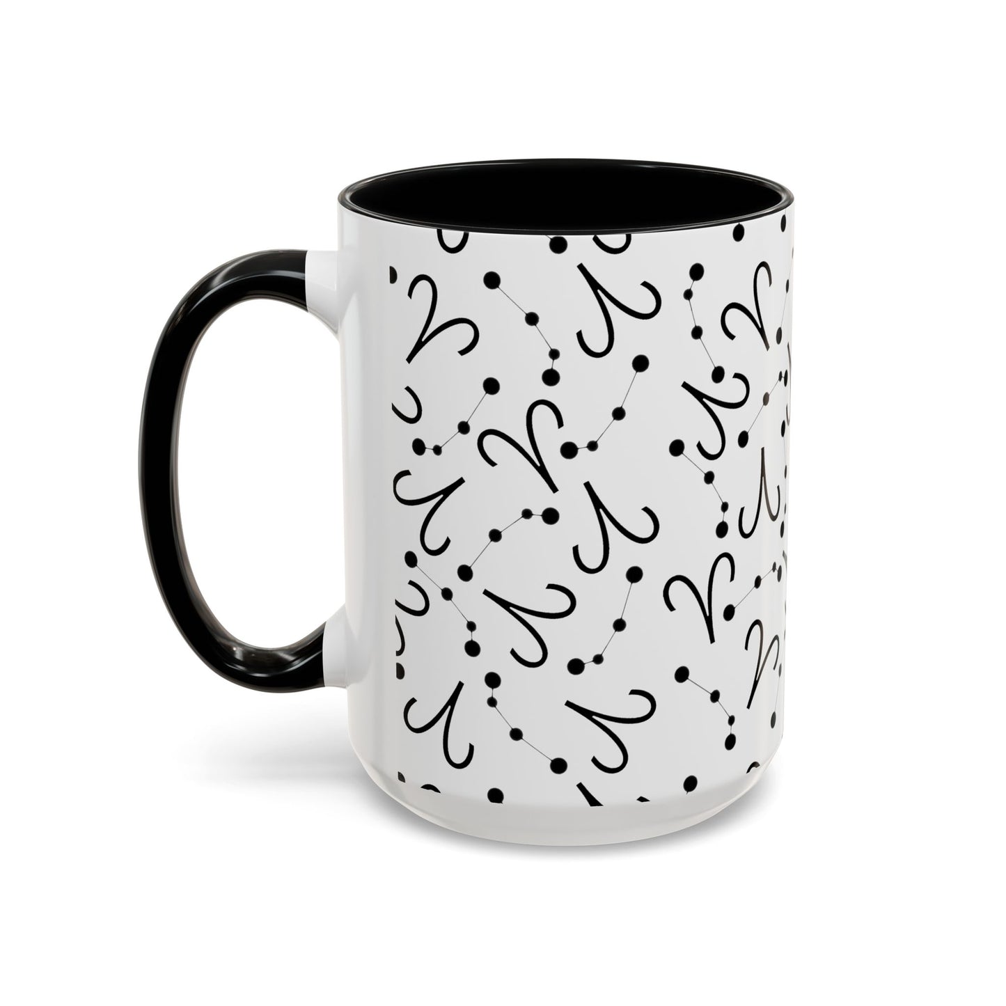 Accent Coffee Mug with the Aries sign (11, 15oz)