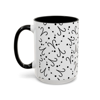 Accent Coffee Mug with the Aries sign (11, 15oz)