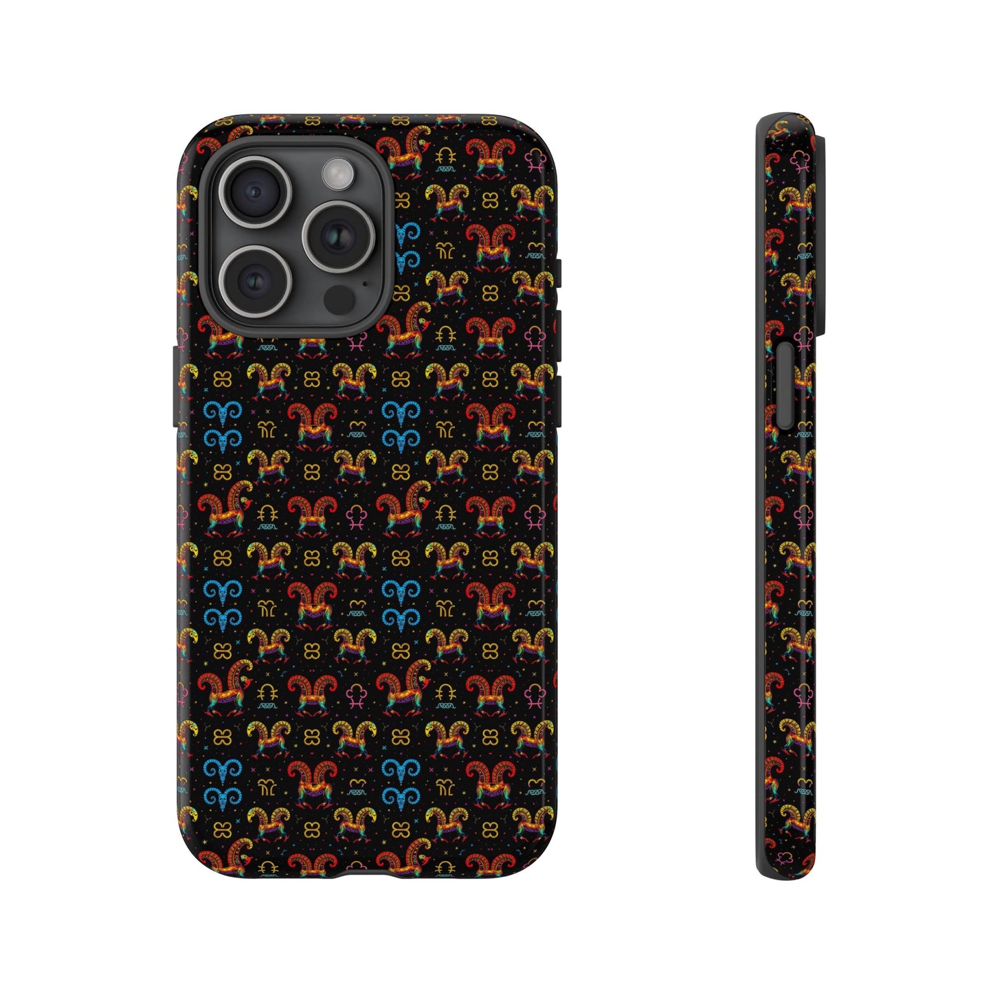 Tough Cases, Aries, Zodiac v1, Metal Pattern