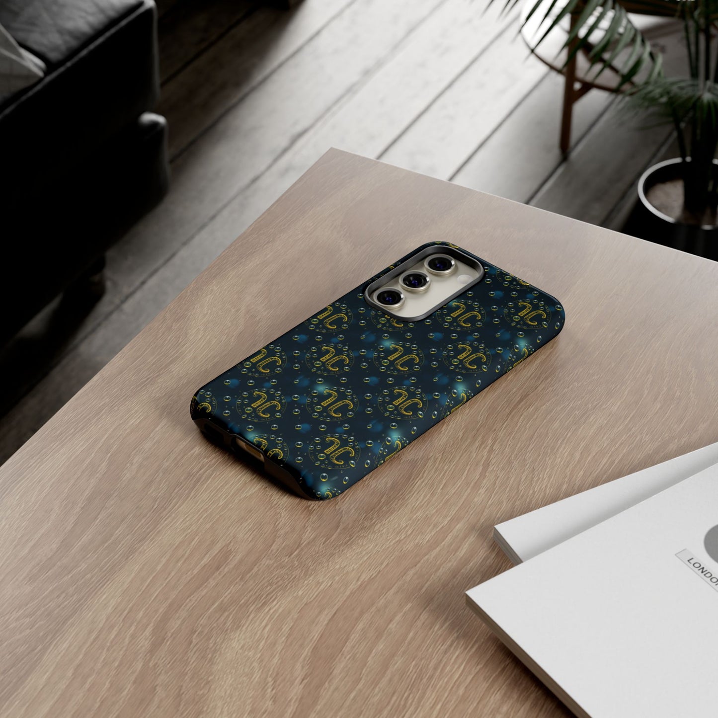 Tough Cases, Aquarius, Zodiac v2, Bubble Pattern