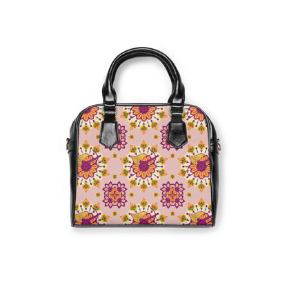 Shoulder Handbag, Sagittarius, Zodiac, Flower Pattern