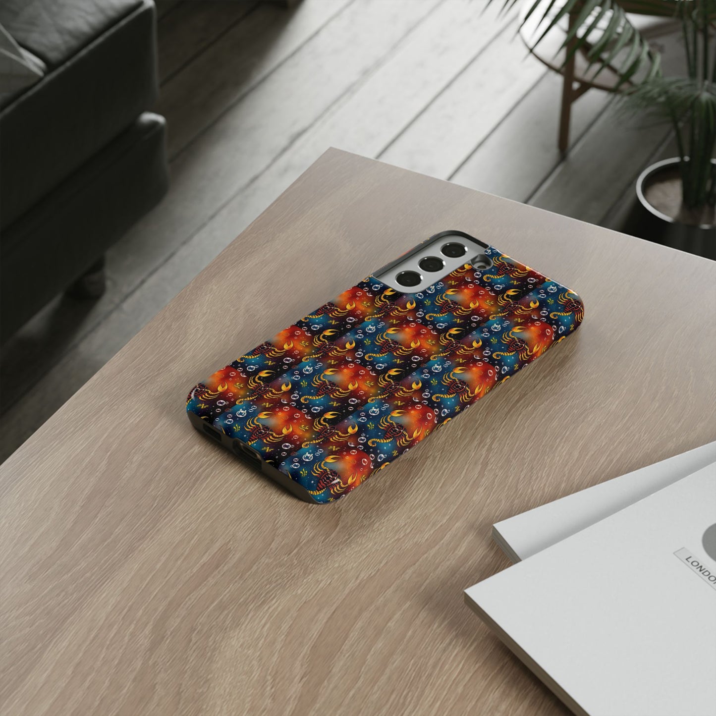 Tough Cases, Scorpio, Zodiac v2, Bubble Pattern