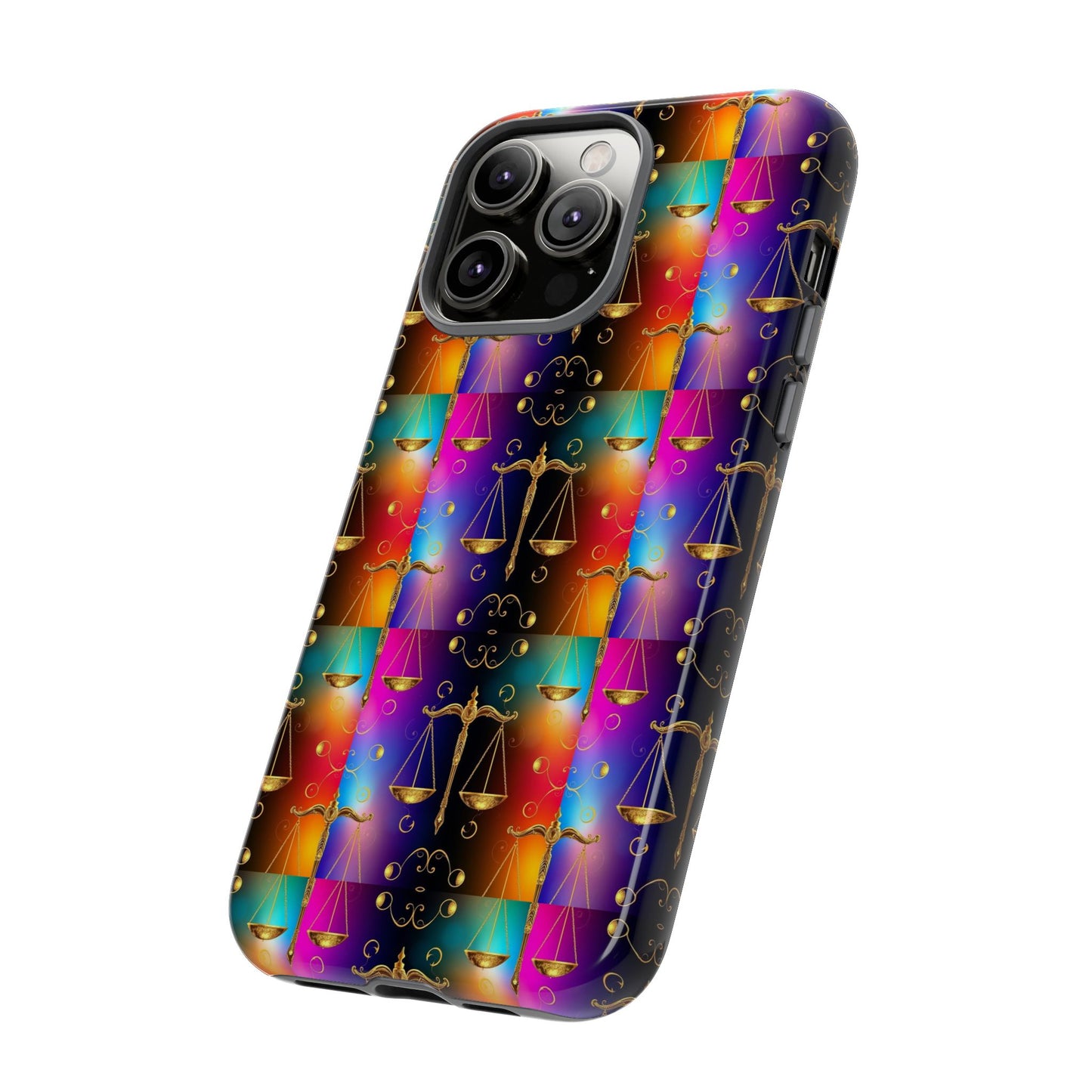 Tough Cases, Libra, Zodiac v1, Metal Pattern