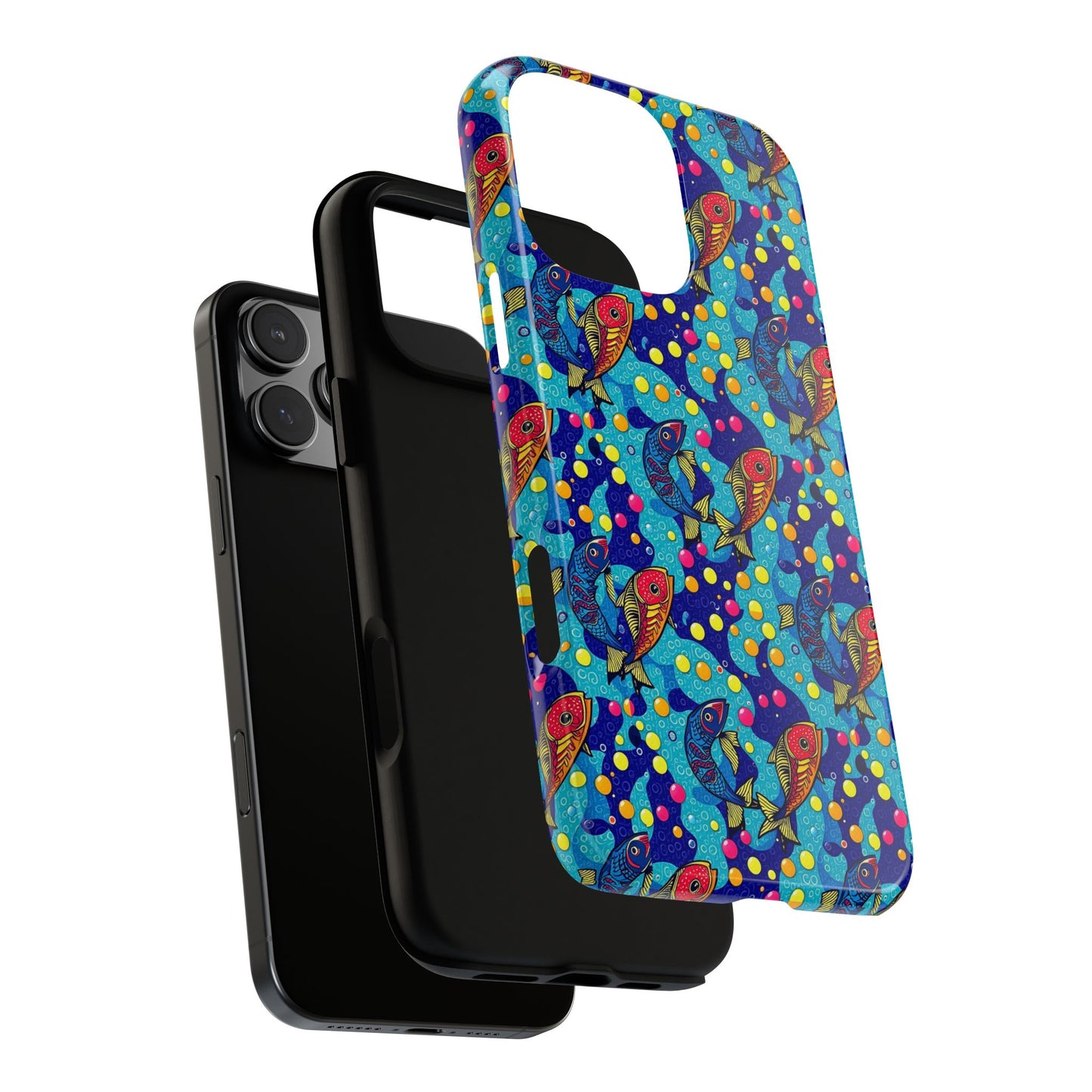 Tough Cases, Pisces, Zodiac v2, Bubble Pattern