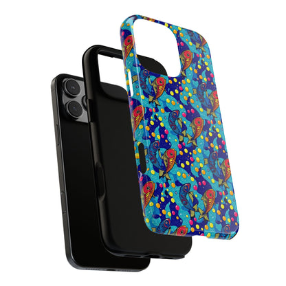 Tough Cases, Pisces, Zodiac v2, Bubble Pattern