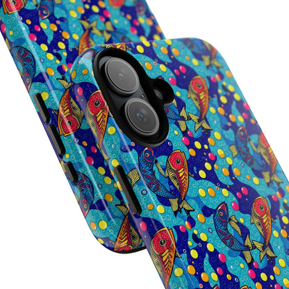 Tough Cases, Pisces, Zodiac v2, Bubble Pattern