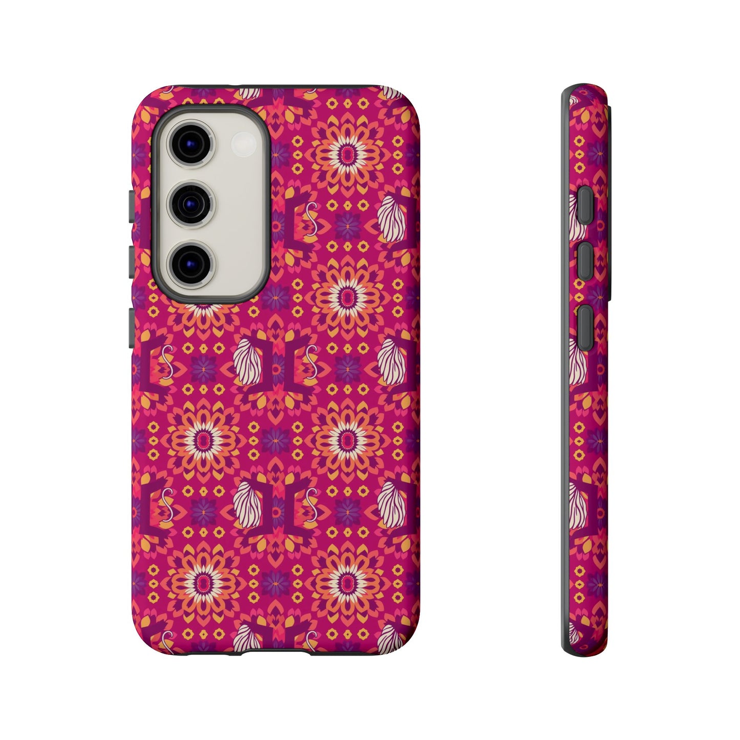 Tough Cases, Gemini, Zodiac v1, Flower Pattern