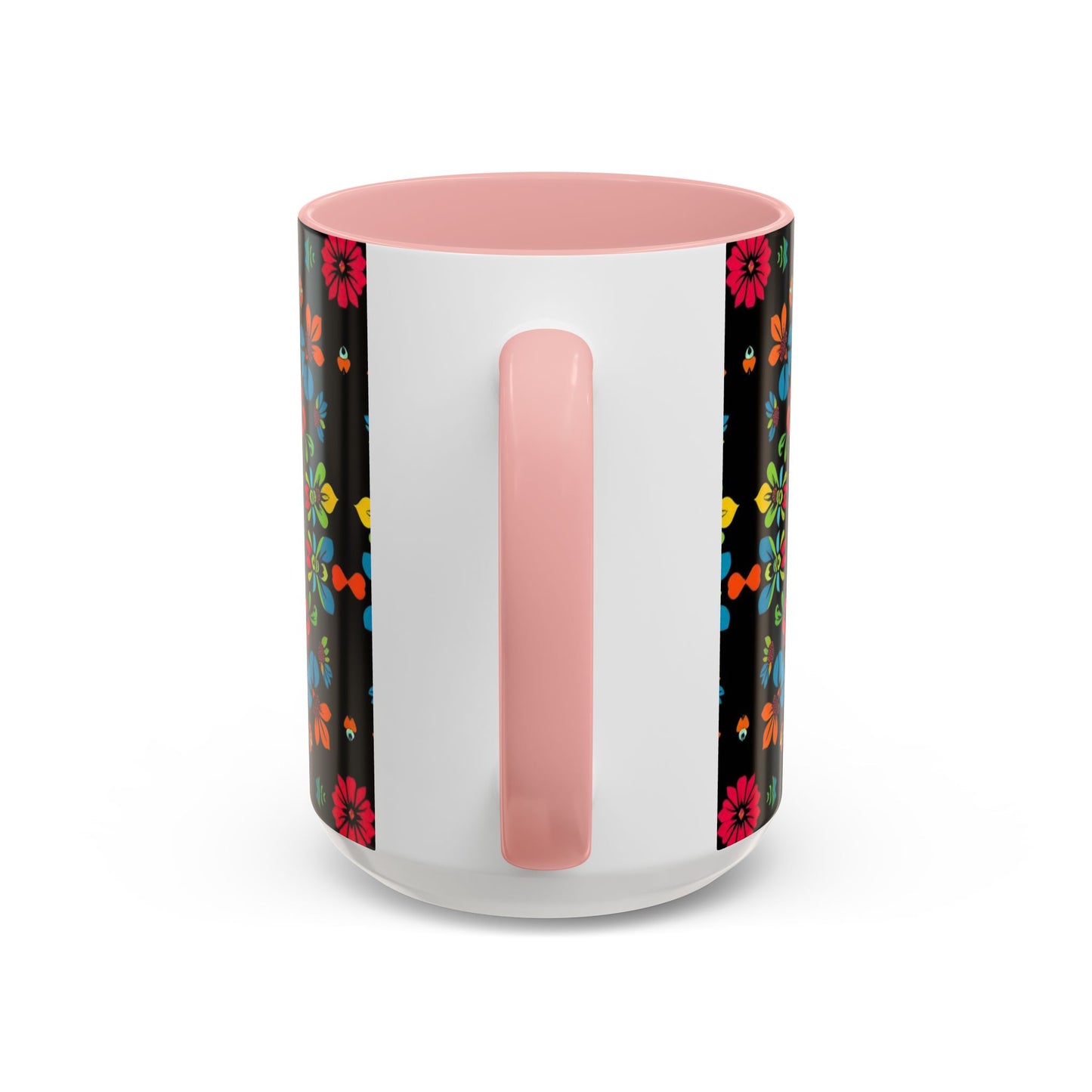 Accent Coffee Mug, Zodiac. Virgo, Flower Pattern, (11, 15oz)