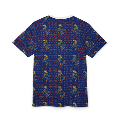 Unisex Cut & Sew T-Shirt, AOP, Aquarius, Zodiac, Pattern