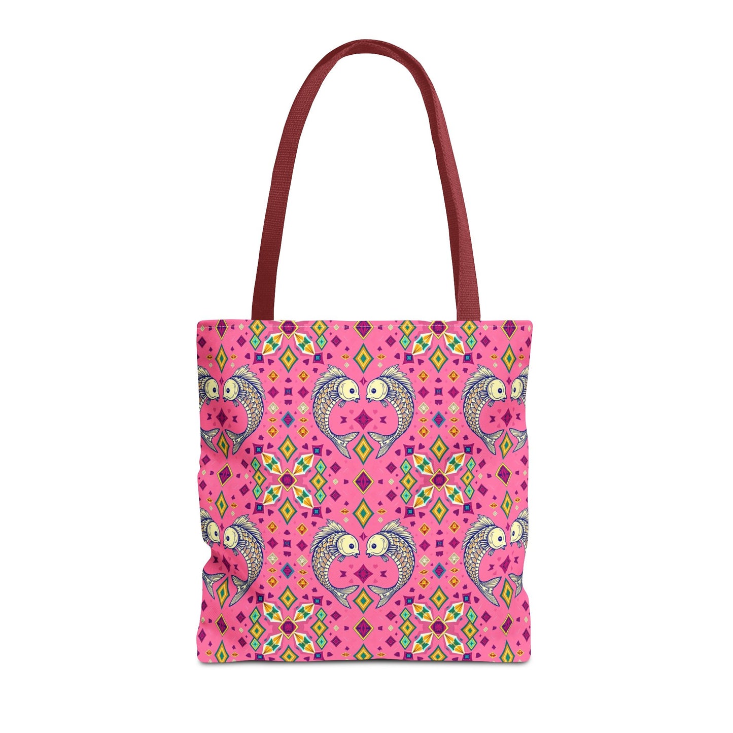 Tote Bag (AOP), Pisces, Zodiac, Jewel Pattern