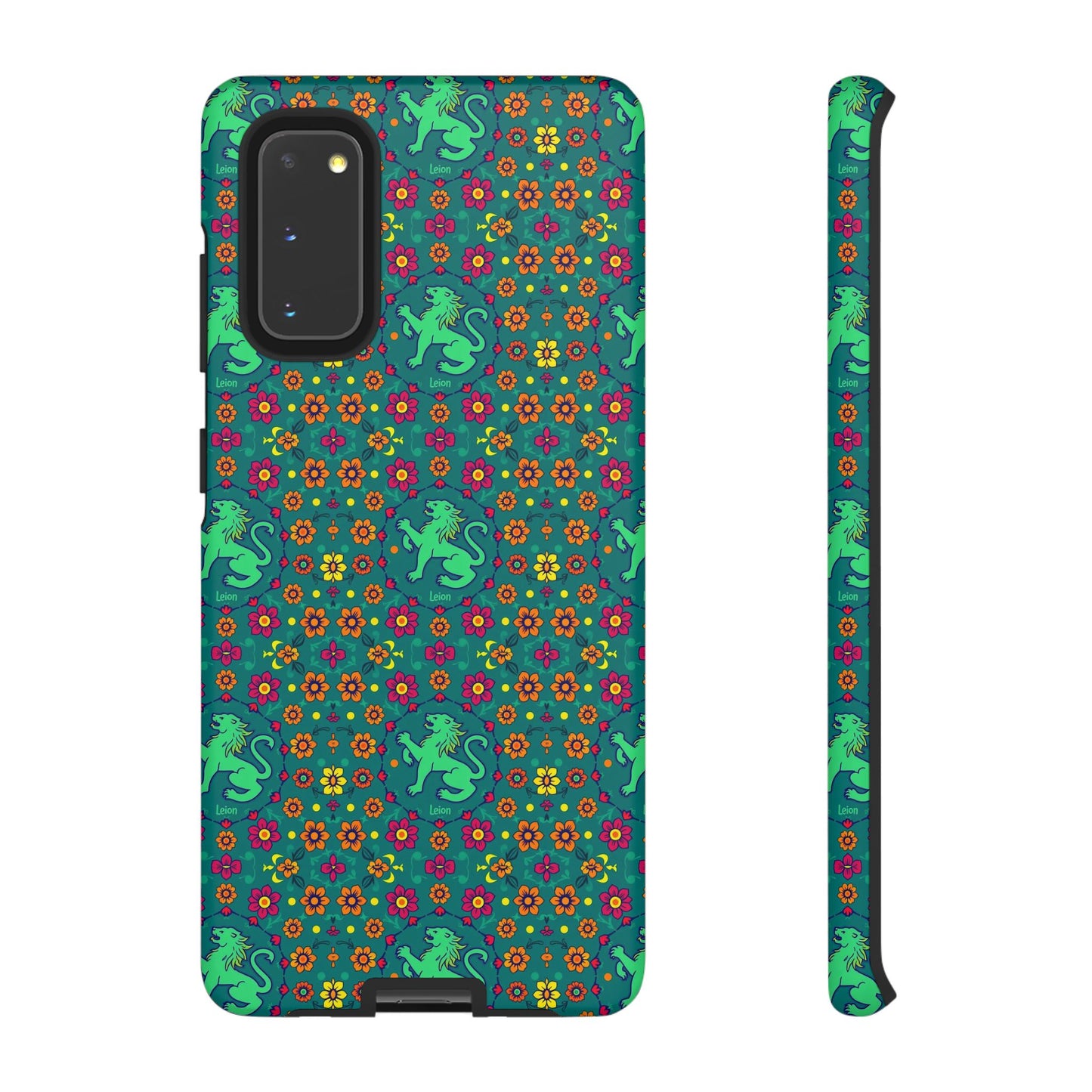 Tough Cases, Leo, Zodiac v3, Flower Pattern