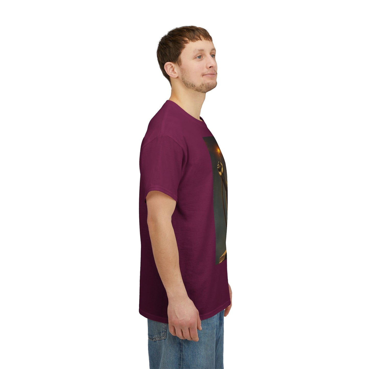 Unisex Heavy Cotton T-Shirt, Taurus God, Zodiac Design