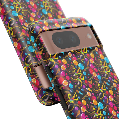 Tough Cases, Sagittarius, Zodiac v1, Bubble Pattern