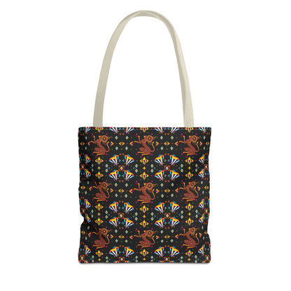 Tote Bag (AOP), Virgo, Zodiac, Jewel Pattern