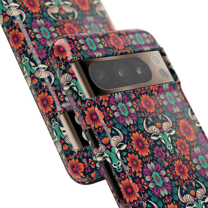 Tough Cases, Taurus, Zodiac v4, Flower Pattern