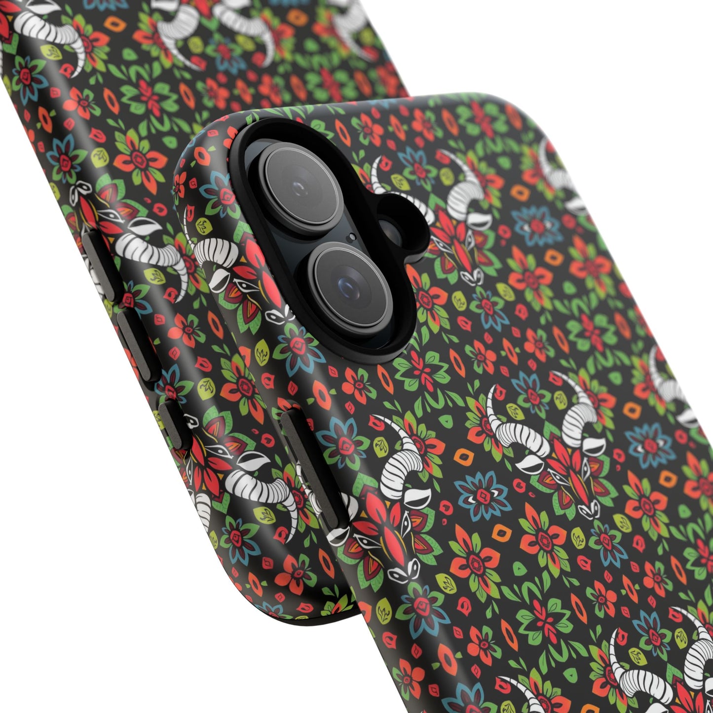 Tough Cases, Taurus, Zodiac v2, Flower Pattern
