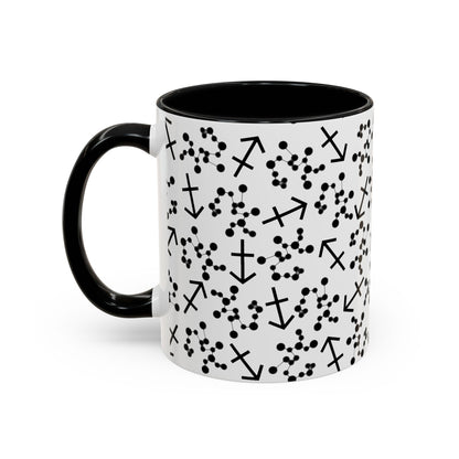 Accent Coffee Mug with the Sagittarius sign (11, 15oz)