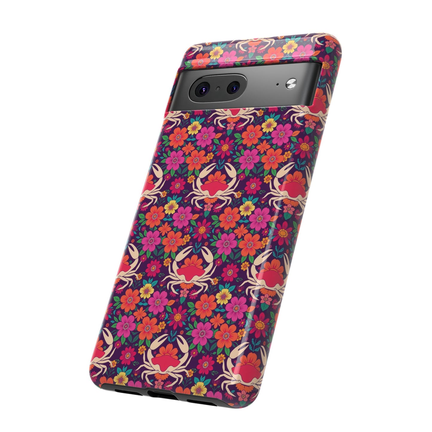Tough Cases, Cancer, Zodiac v1, Flower Pattern