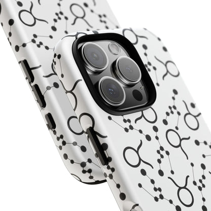 Tough Cases with the Taurus Zodiac sign for iPhone, Samsung Galaxy, and Google Pixel devices