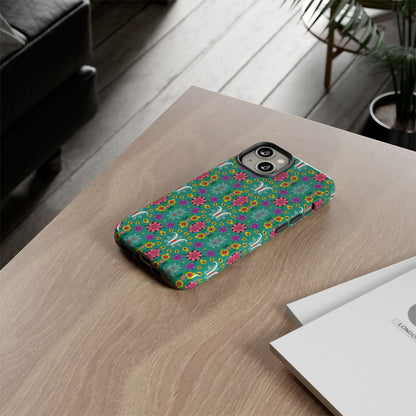 Tough Cases, Aquarius, Zodiac v4, Flower Pattern