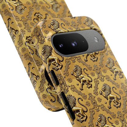 Tough Cases, Leo, Zodiac, Metal Pattern