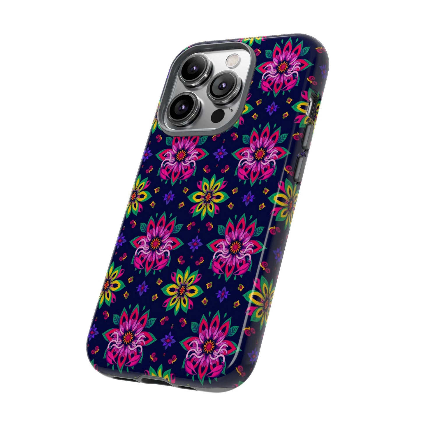 Tough Cases, Scorpio, Zodiac v4, Flower Pattern