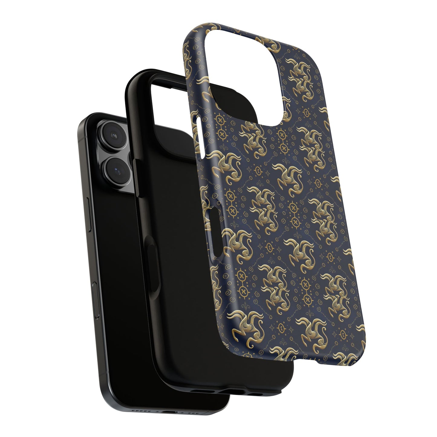 Tough Cases, Aquarius, Zodiac v2, Metal Pattern