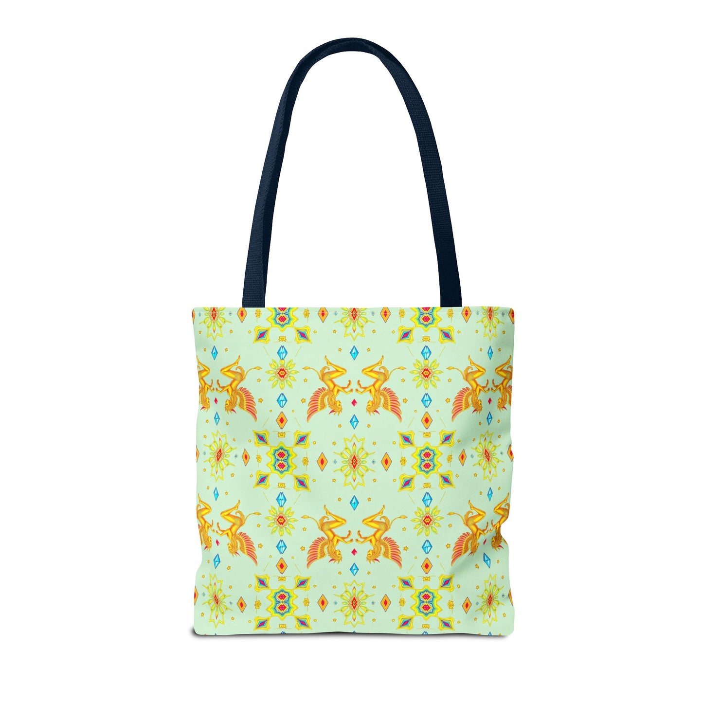 Tote Bag (AOP), Gemini, Zodiac v1, Jewel Pattern