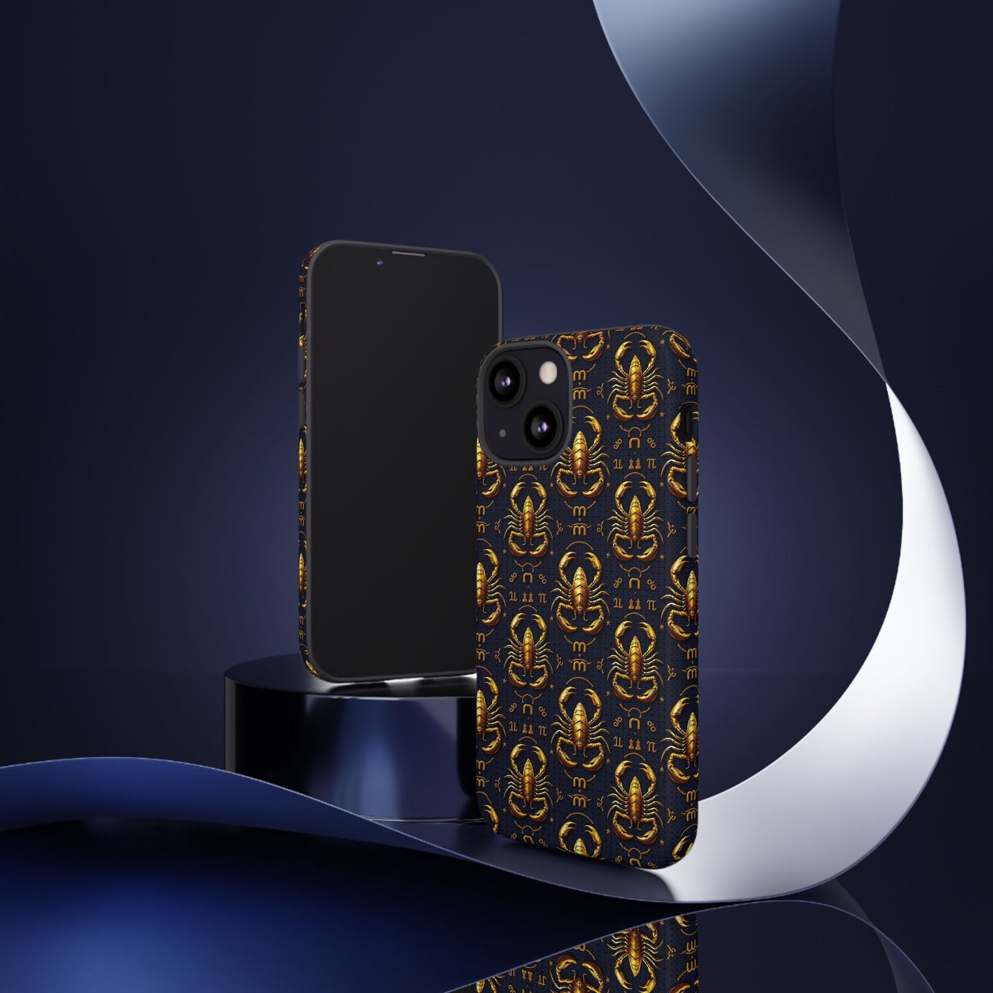 Tough Cases, Scorpio, Zodiac, Metal Pattern