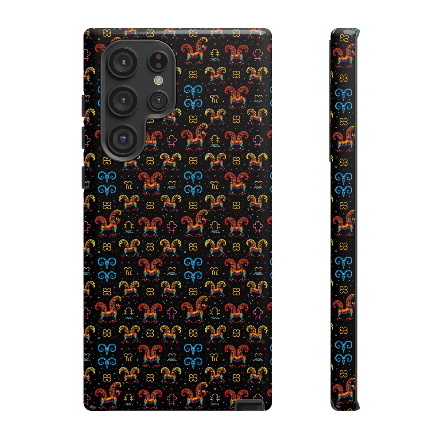Tough Cases, Aries, Zodiac v1, Metal Pattern