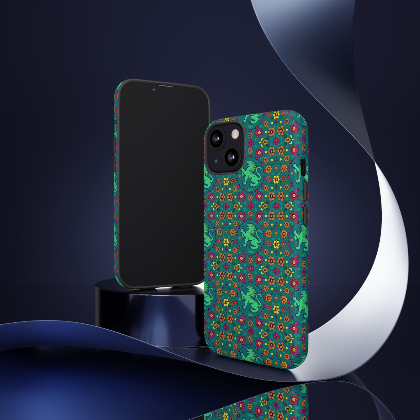 Tough Cases, Leo, Zodiac v3, Flower Pattern