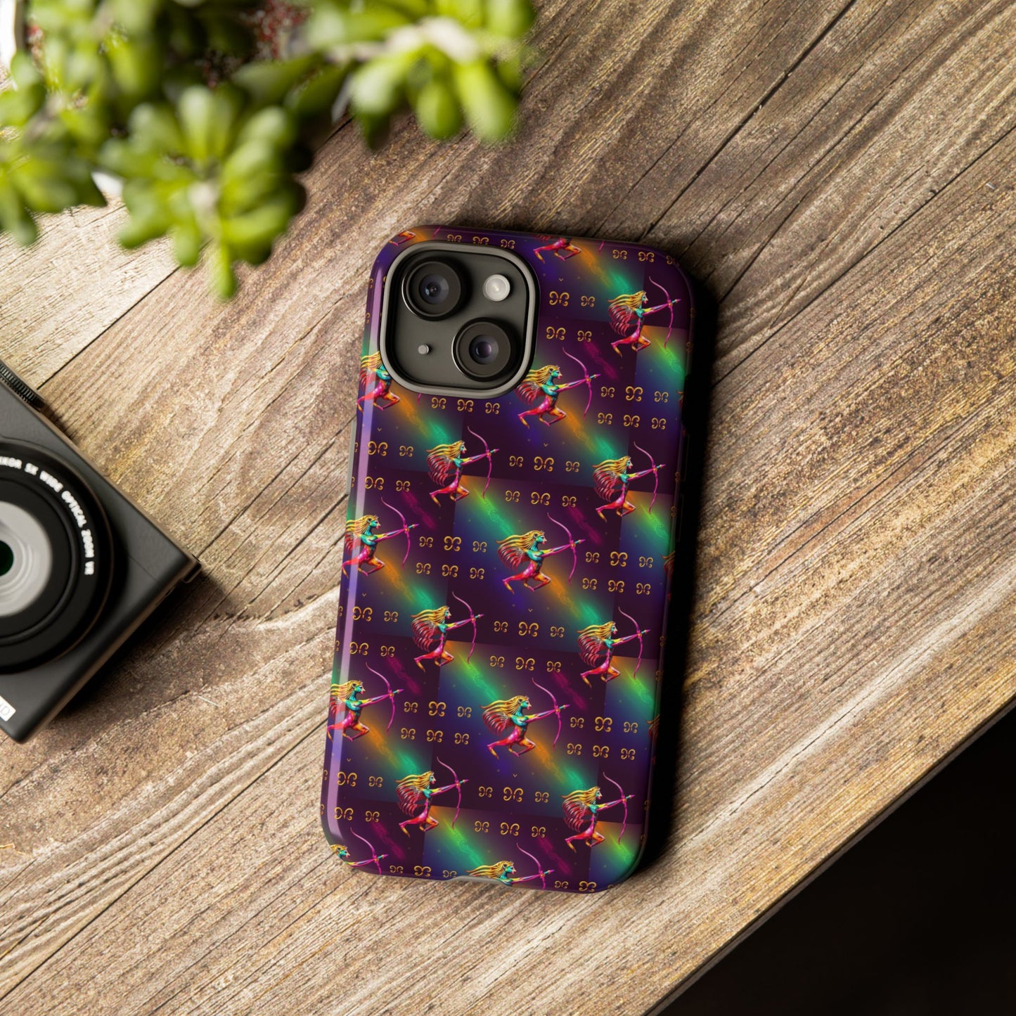 Tough Cases, Sagittarius, Zodiac v1, Metal Pattern