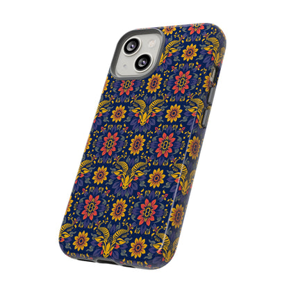Tough Cases, Taurus, Zodiac v3, Flower Pattern
