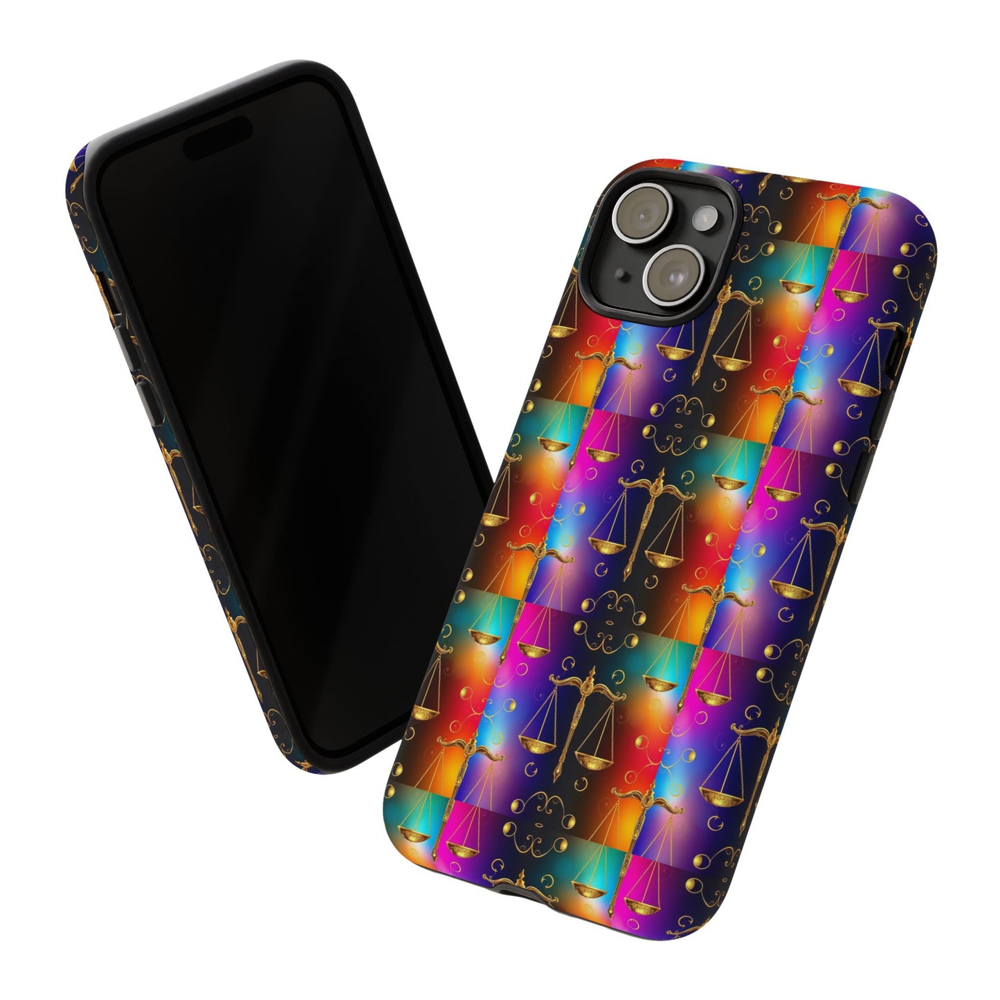 Tough Cases, Libra, Zodiac v1, Metal Pattern