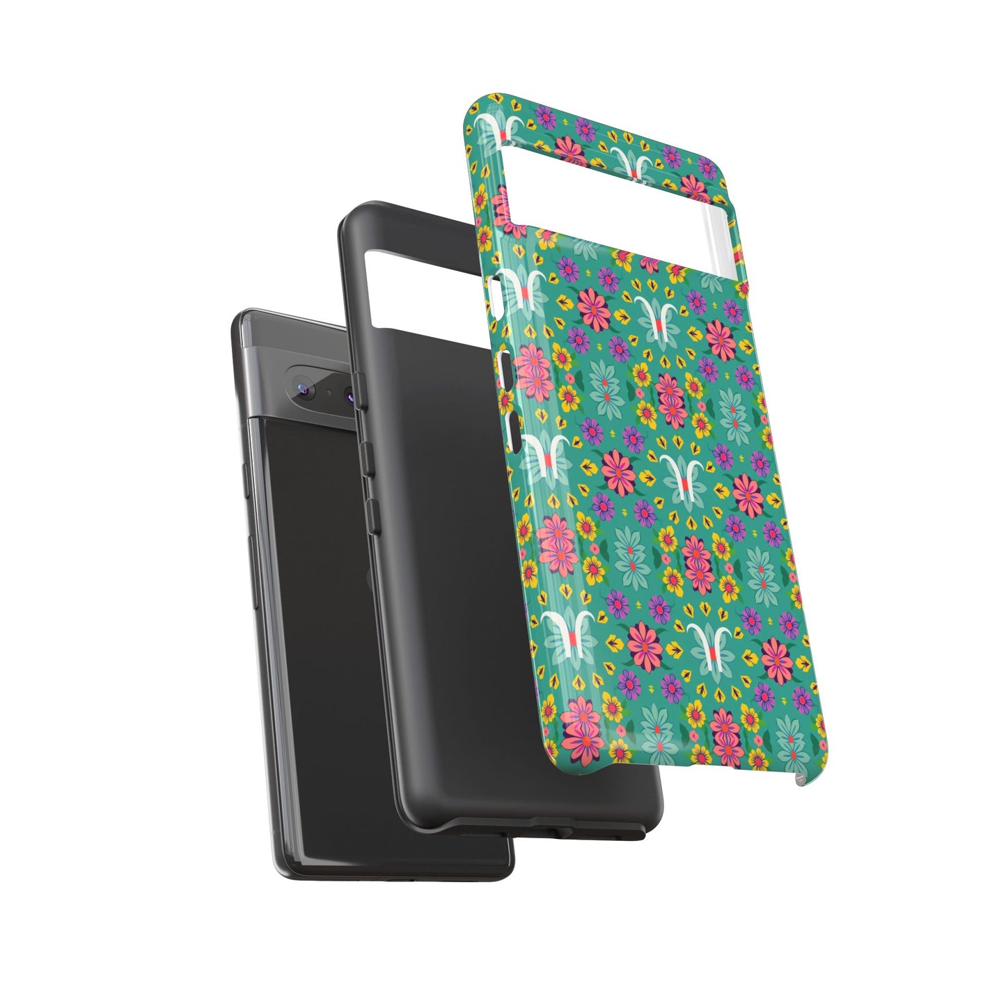 Tough Cases, Aquarius, Zodiac v4, Flower Pattern