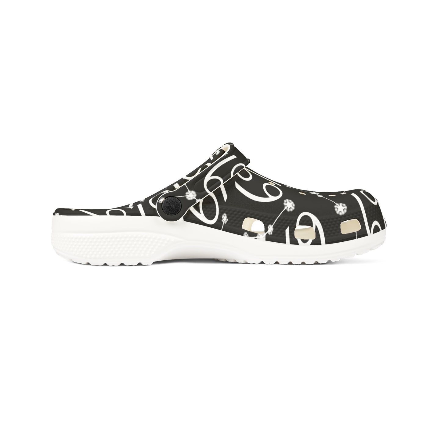 EVA Foam Rubber Shoes (AOP), Material 100% EVA, Cancer Zodiac Design