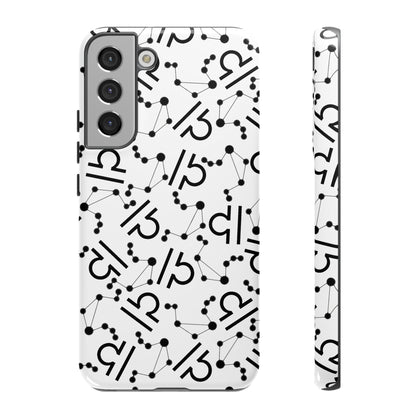 Tough Cases with the Libra Zodiac sign for iPhone, Samsung Galaxy, and Google Pixel devices