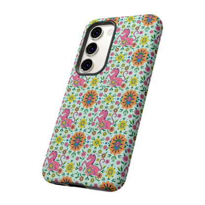 Tough Cases, Aquarius, Zodiac, Flower Pattern