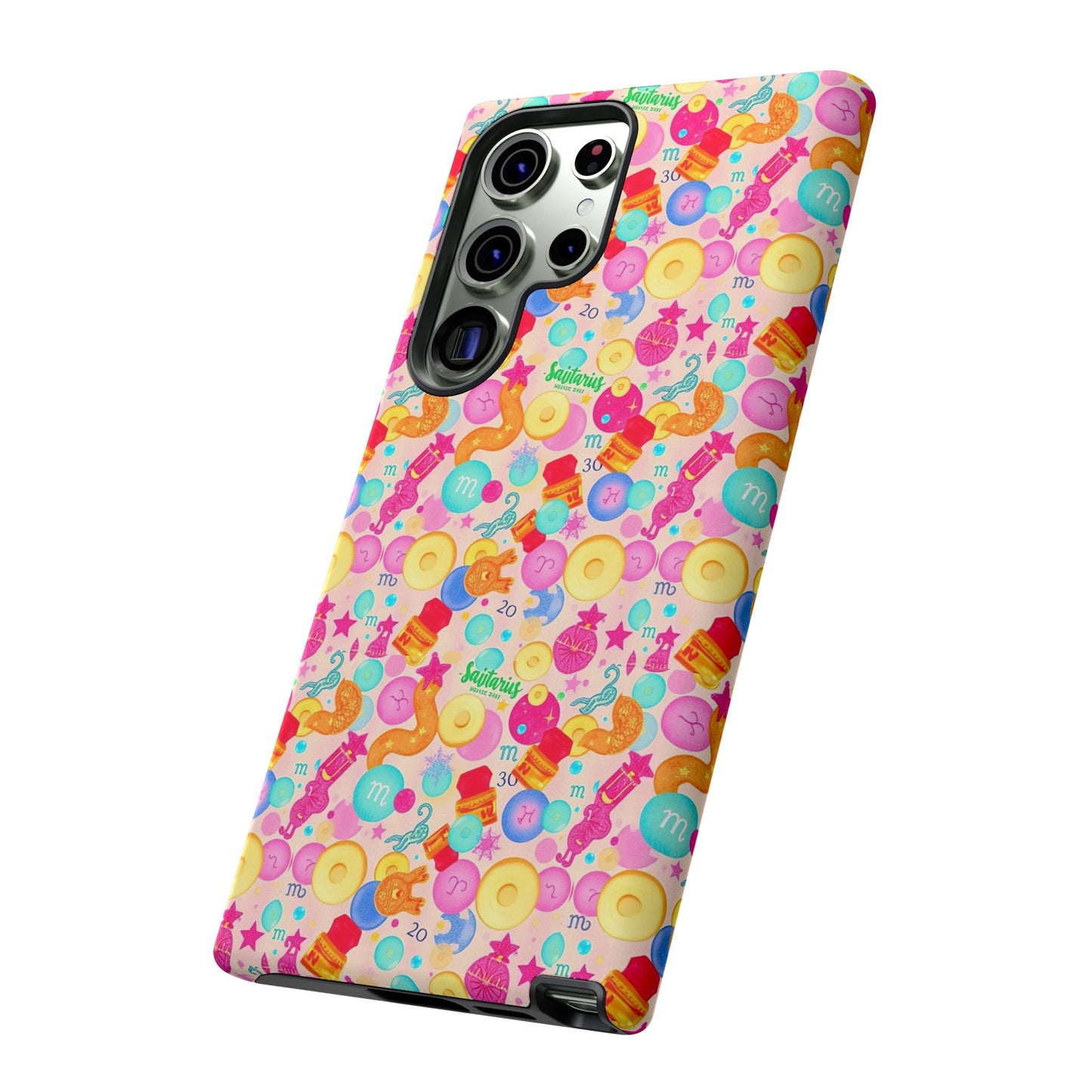 Tough Cases, Sagittarius, Zodiac v2, Bubble Pattern