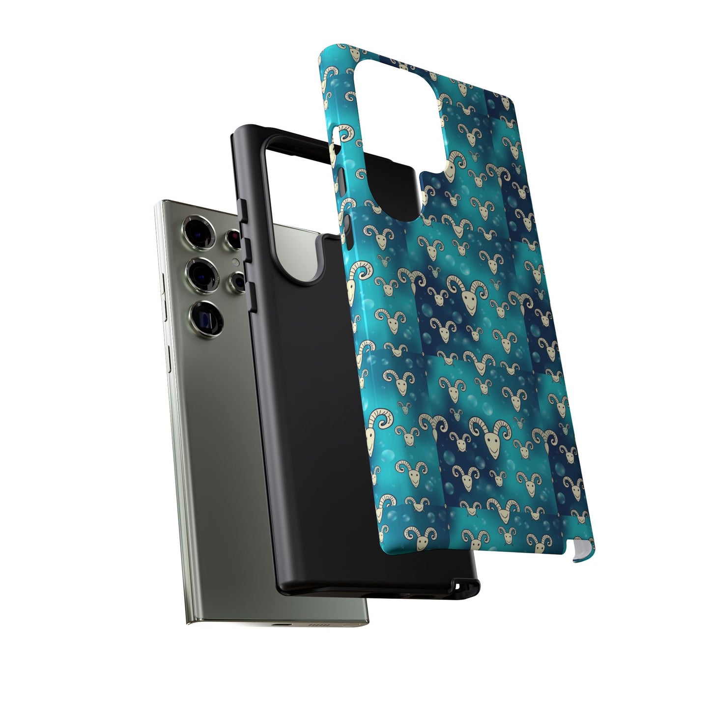 Tough Cases, Aries, Zodiac v1, Bubble Pattern
