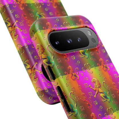 Tough Cases, Leo, Zodiac v1, Metal Pattern