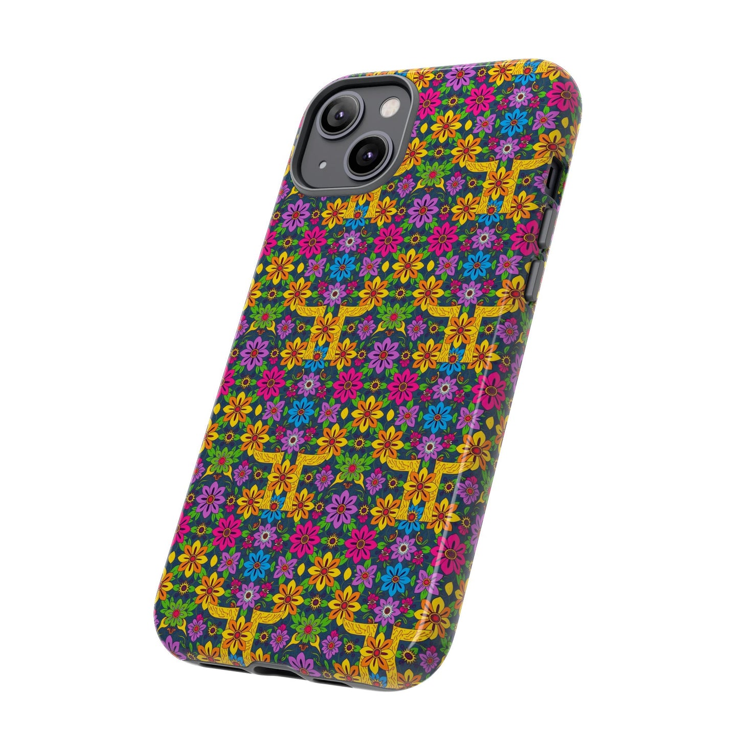 Tough Cases, Gemini, Zodiac v3, Flower Pattern