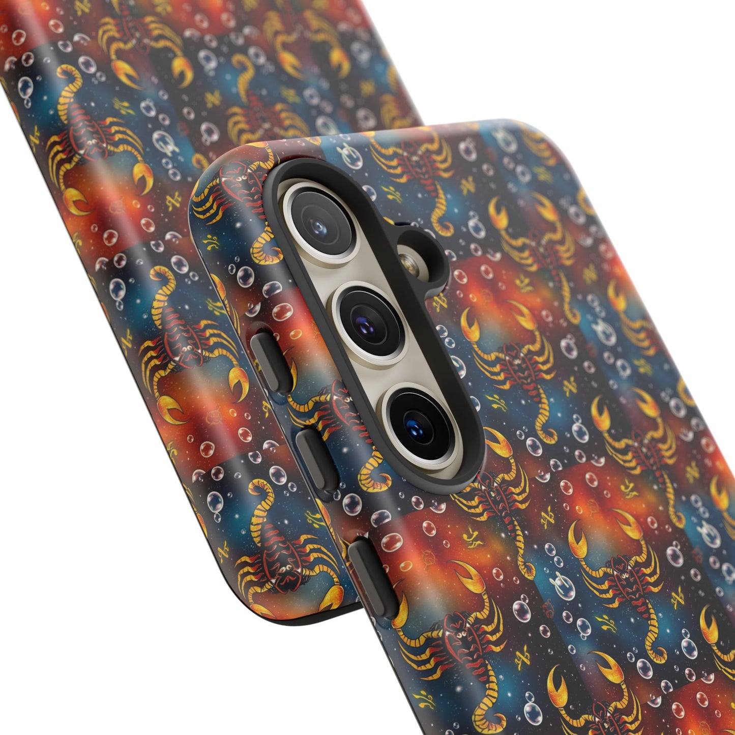 Tough Cases, Scorpio, Zodiac v2, Bubble Pattern