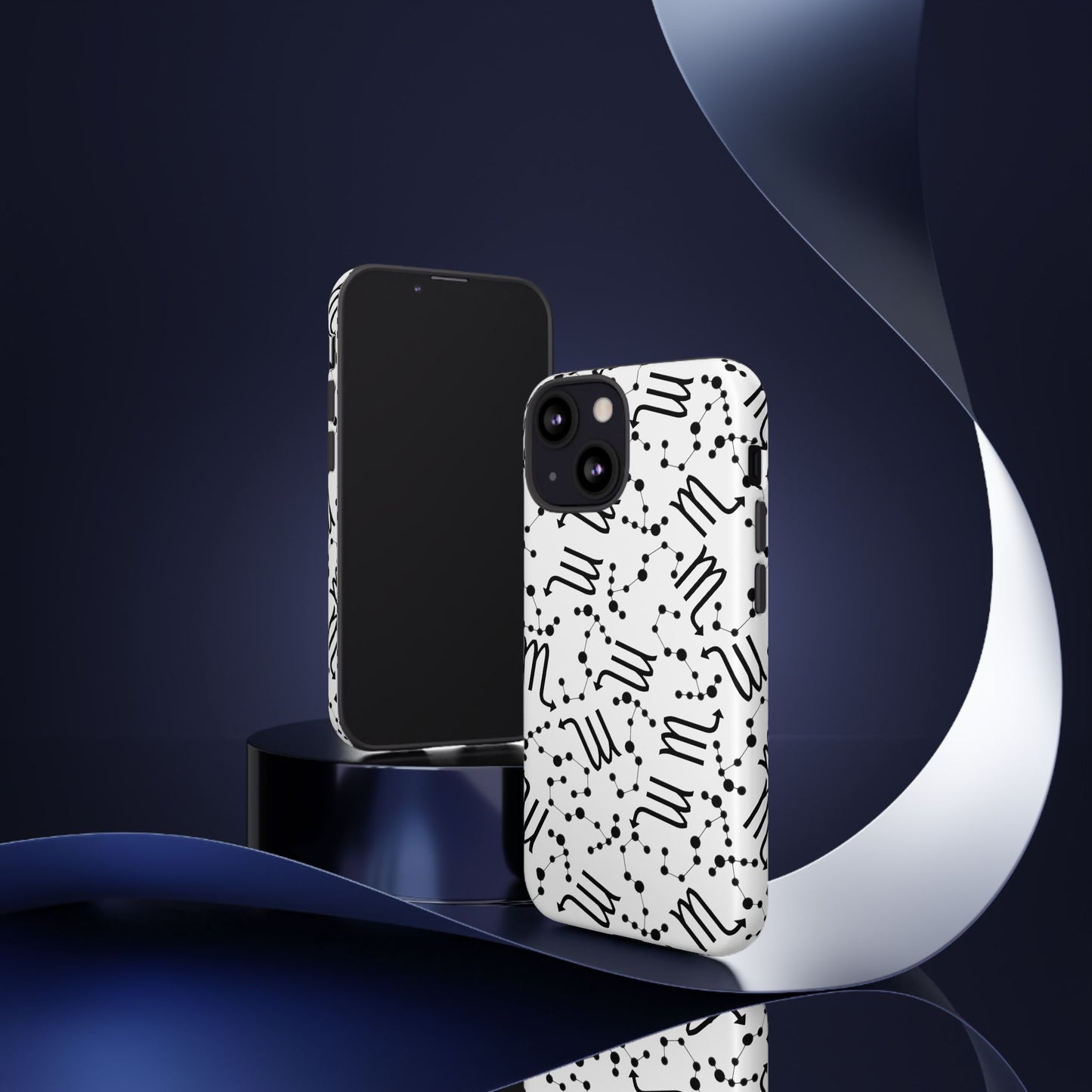 Tough Cases with the Scorpio Zodiac sign for iPhone, Samsung Galaxy, and Google Pixel devices