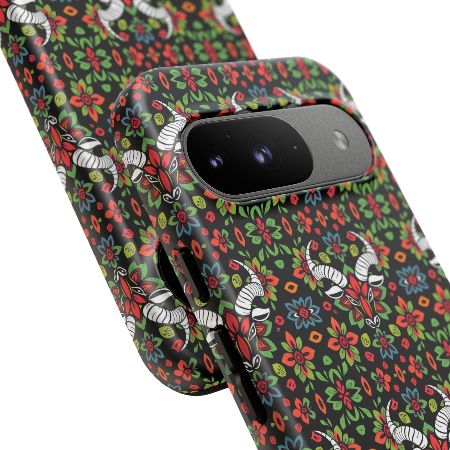 Tough Cases, Taurus, Zodiac v2, Flower Pattern