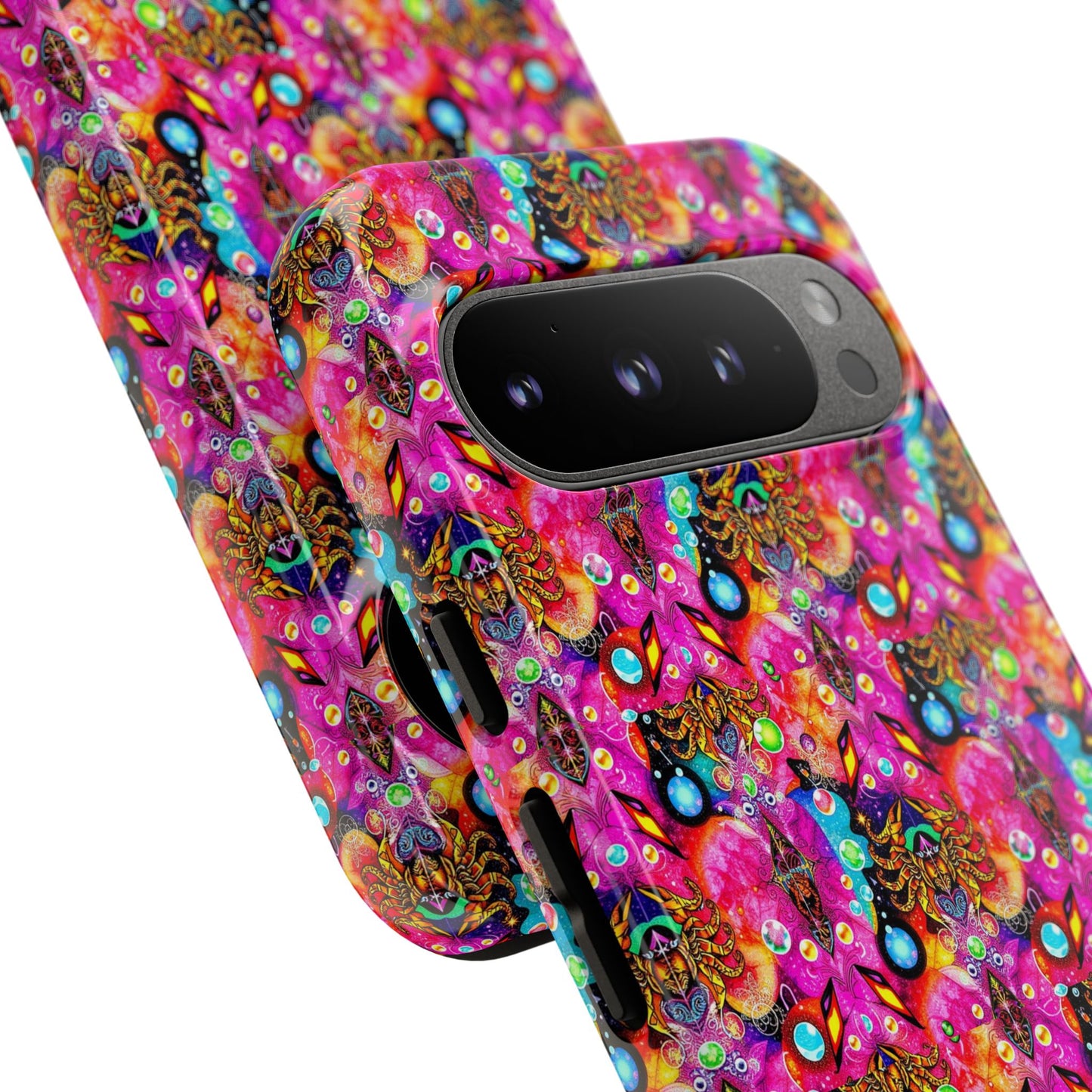 Tough Cases, Scorpio, Zodiac v1, Bubble Pattern